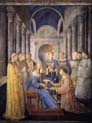 saint peter consacrates st lawrence as deacon